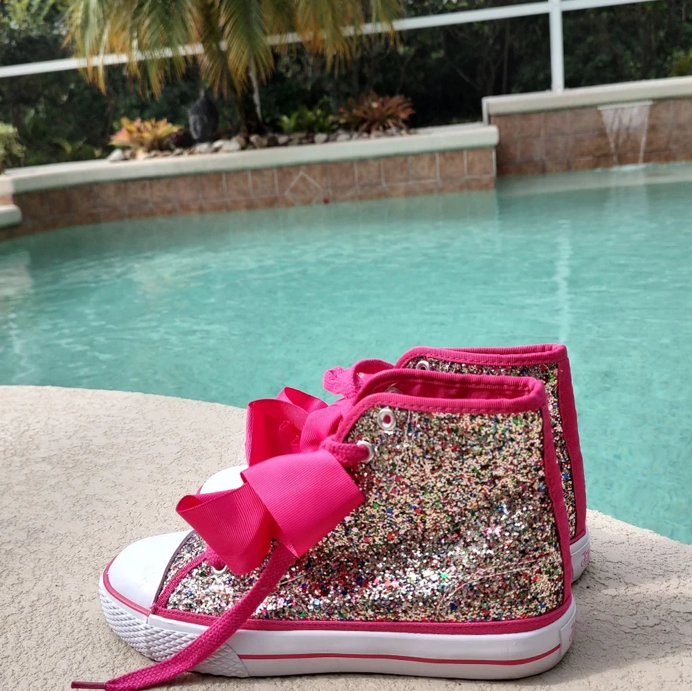 JoJo Siwa glitter high tops - Picture 8 of 9